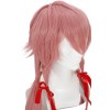 New Arrive 100CM Long Hot Pink The Future Diary Gasai Yuno+ Ribbons cosplay wigs AC001141